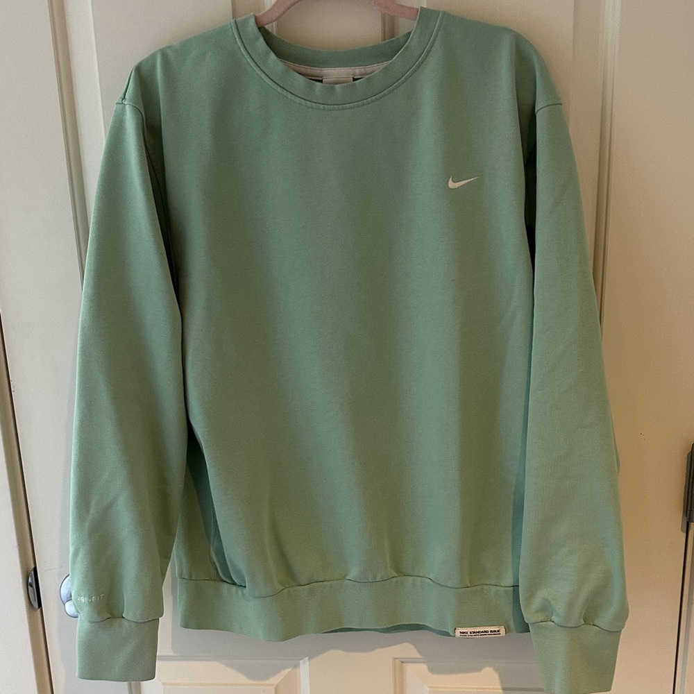 Nike Men's Mint Green Crewneck Sweater